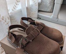 Genuine suede sandals new