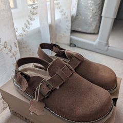 Genuine suede sandals new