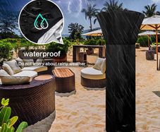Waterproof Patio Heater Cover 226 x 85 x 48cm
