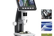 1000X 4.3" LCD Digital Microscope 1080P Coin Microscopio 8 LED Lights USB Magnifier Soldering Repair Video Microscope for Coin