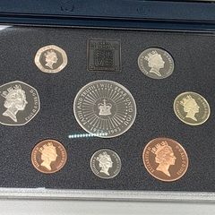 1993 United Kingdom Proof Coin Collection - Royal Mint 8-Piece Set with Case