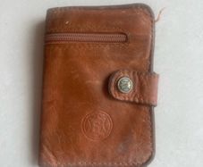 Vintage 70's leather Key Holder/Purse