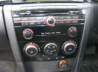 Radio/CD/MP3/ Trip computer unit for Mazda 3
