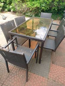 Garden table and chairs