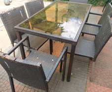 Garden table and chairs