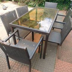 Garden table and chairs