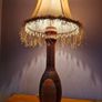 vintage wooden lamp Image 3