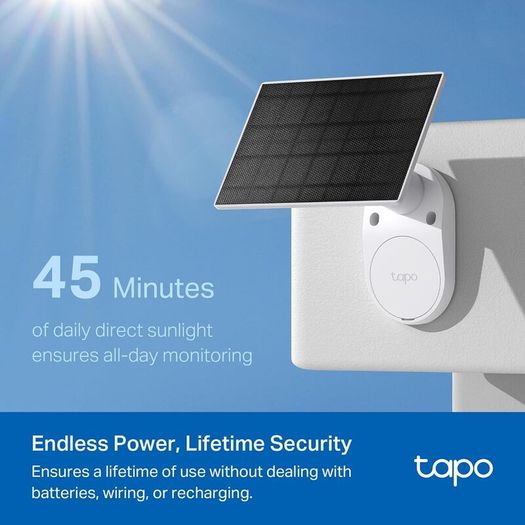 Battery Solar Security Camera Outdoor, Maintenance-free, Colour Night Vision, Outdoor Camera No Monthly Fee, Smart Person Detection