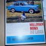 MG 1100 poster, ( REPRODUCTION POSTERS ) Hillman Minx poster, Morris 1800 poster Image 4