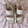 Cream Block Heel M&S Image 2