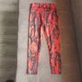Brand new Red snakeskin leggings, size M Image 4