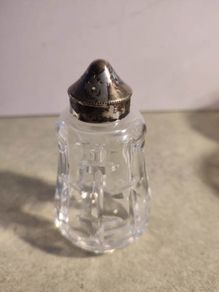 Vintage Waterford Crystal Salt Shaker, Epns .no 51
