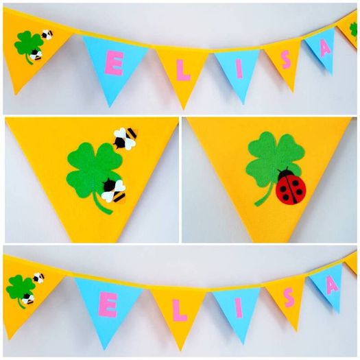 Eco-Friendly Personalised Cotton Bunting Made to Order