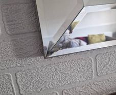 bevelled mirror large