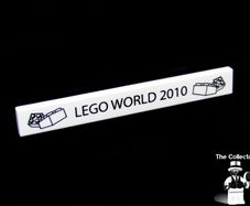 Lego World Fair Promotion Tile from Denmark 2010 A Rare Promotion Tile From Private Collection Collected At The Lego World Fair in Bella Center Copenhagen Denmark February 2010 RARE AND HARD TO FIND