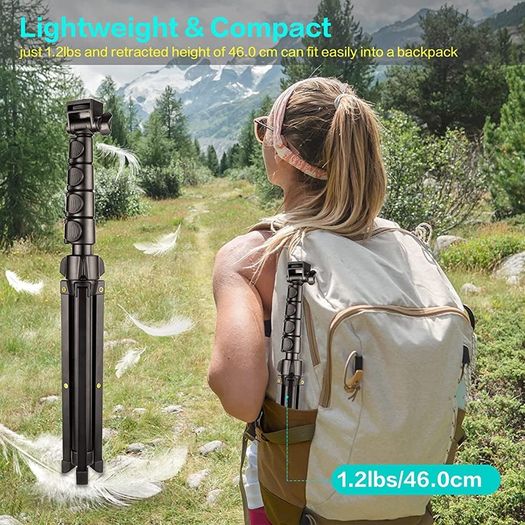 1.7 Meter/67 inch Phone Tripod Stand & Bluetooth Selfie Stick Tripod, Cellphone Tripod with Bluetooth Remote (FREE SHIPPING)