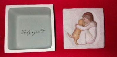 Willow Tree Trinket Box " Truly A Friend "