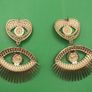 Beautiful jewelled earrings, D18 post 3e Image 4