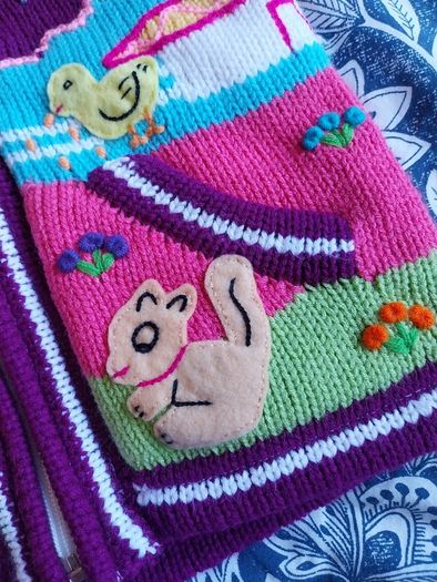 Peruvian kids cardigan