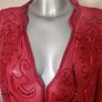 Together red sequin beaded cover up top size UK18 EU46 Postage included Image 3