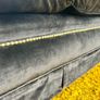 3 Seater Velvet Sofa Image 4