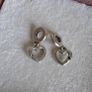 Pandora linked sister hearts split dangle charm. Very good condition hallmarked Image 6