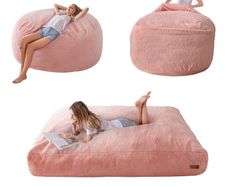puff and double bed