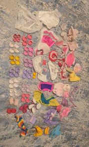 Huge Bundle of Ponywear Playwear Outfits MLP G1 My Little Pony Accessories
