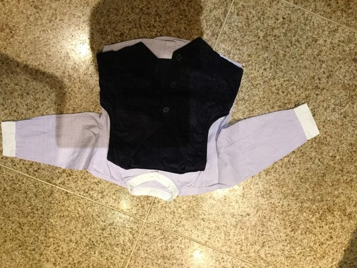 Baby boy shirt and waistcoat set. Age 18-23 mths