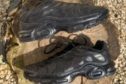 Premium Nike Air Max TN Black Leather