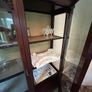 Antique Edwardian / Sheraton Revival Mahogany Glass Display Cabinet / Vitrine Image 2