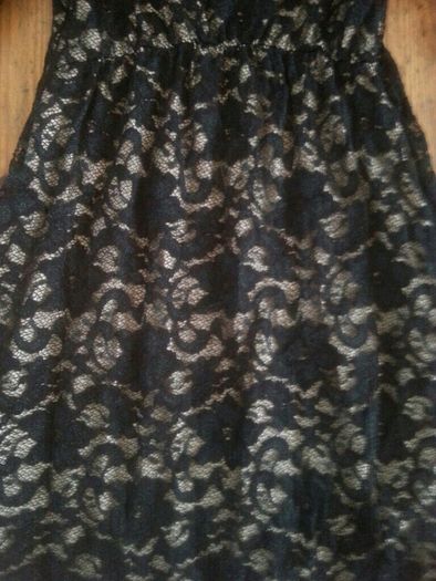 Black lace dress