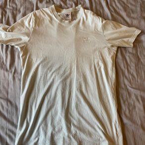 Adidas Originals Men's White and Cream T-shirt