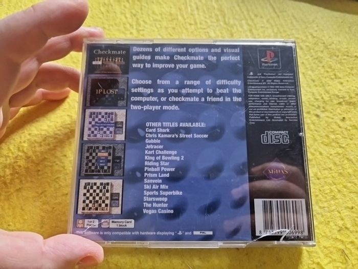 Checkmate  PlayStation1 Ps1 PlayStation2 Ps2 games Original