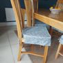 Solid Oak Dining Table + 6 Chairs Image 4