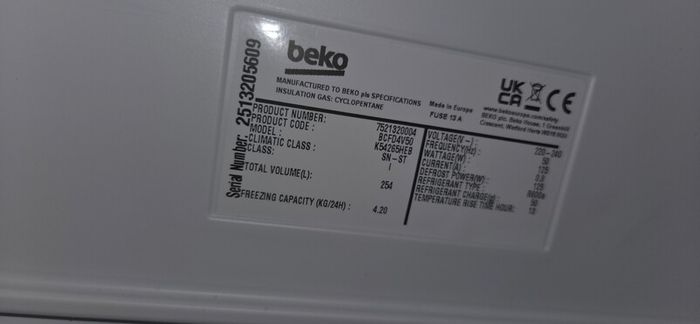 Beko Fridge freezer