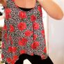 Flower Print Top - Size 8 Image 7