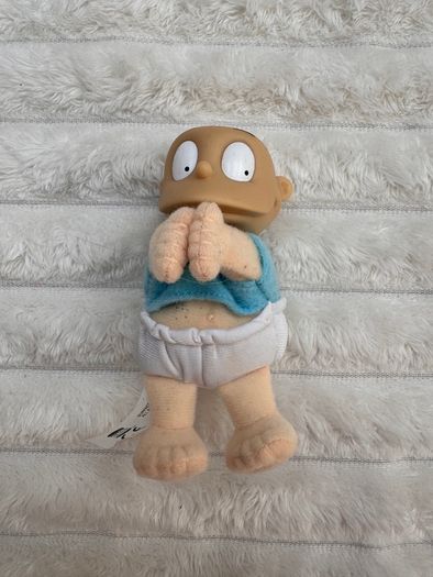 Burger King 1998 Rugrats Tommy Pickles Hugging clip on Plush approx. 4" Used Please see photos