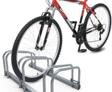 3 Bike Stand Floor or Wall mounted bike rack for garage Bicycle Parking rack Cycle Storage Locking Stand