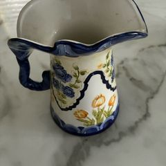 Hand Painted Ceramic Pitcher