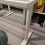 Ikea BEKANT desk Underframe for table top, white, 160x80 cm Image 3