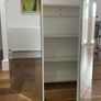 Large Contemporary Wall Cabinet. Perfect conditions. MDF. White. Image 2