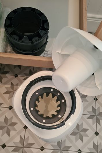 Ikea Sniglar changing table + Tommy Tippee nappy bin bundle