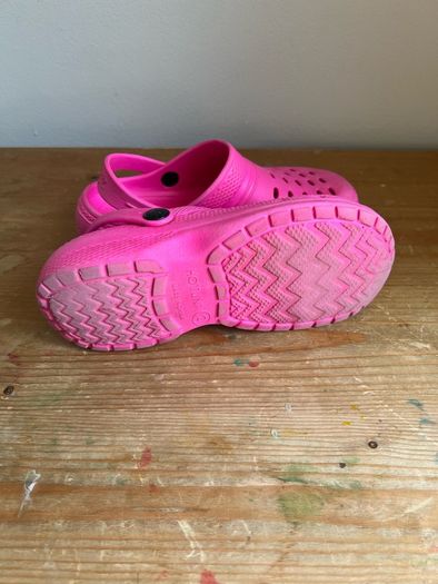 Pink Crocs
