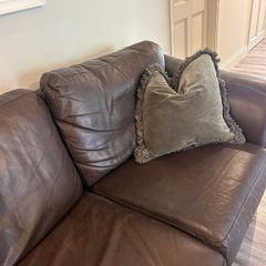3 x Real leather couches