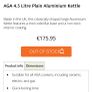 AGA aluminium kettle Image 8