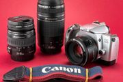 Canon EOS 300v film camera bundle