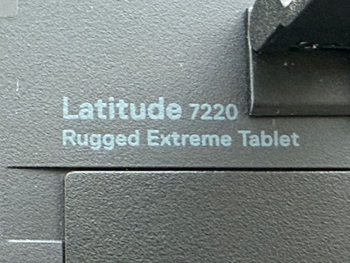 Dell Latitude 7220 Rugged Extreme Tablet with keyboard