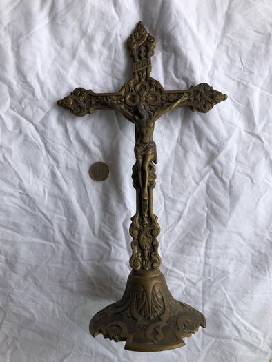 Large Brass Crucifix