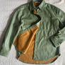 Green Stradivarius leather shirt, size S Image 5